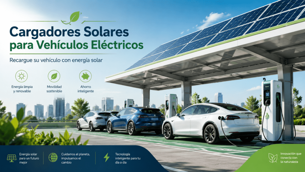 Cargadores Solares para Vehiculos Eléctricos