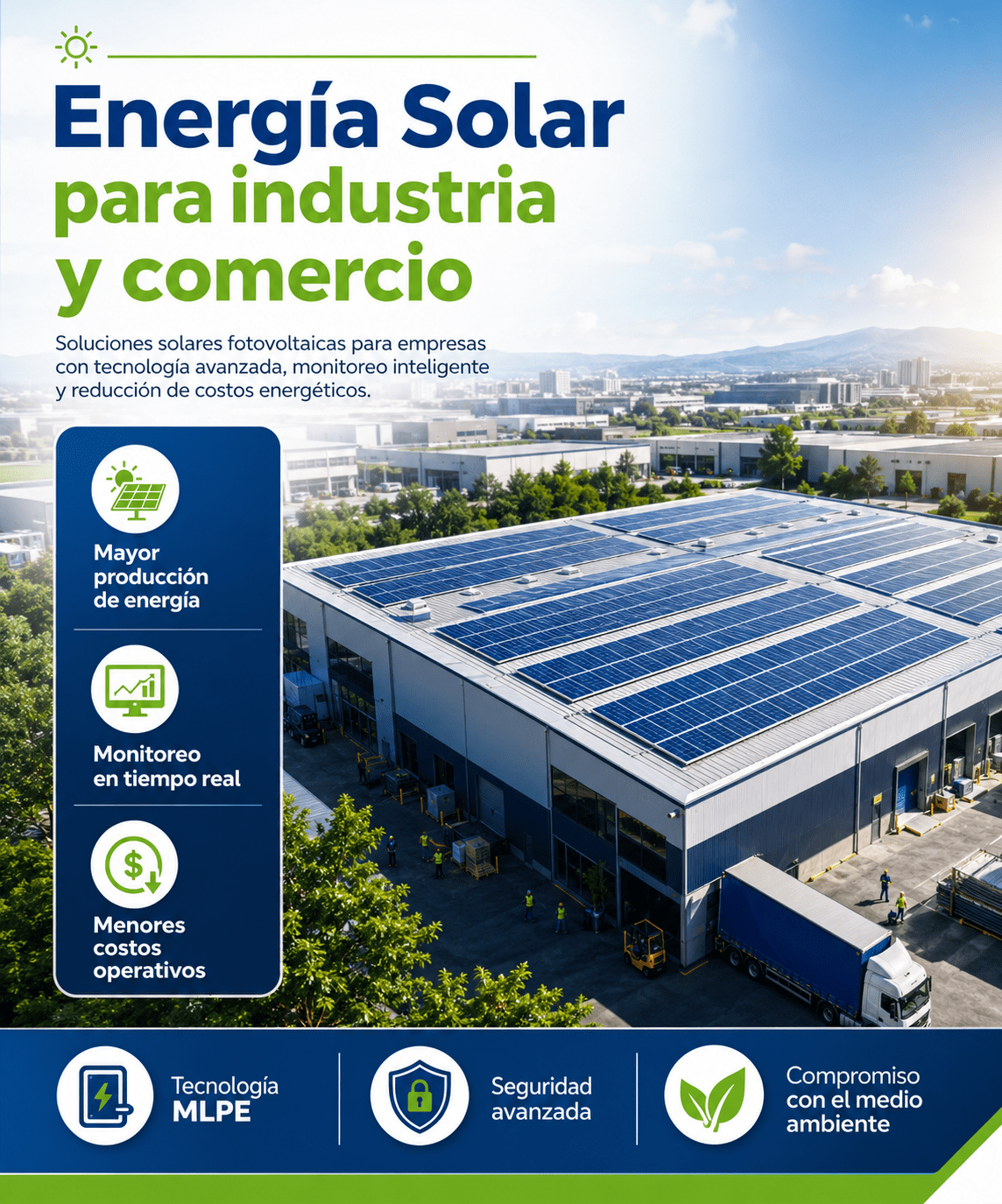 Energía Solar para Industria y Comercio