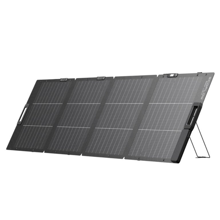 Panel Solar Bifacial Plegable EcoFlow 220W Portátil IP68