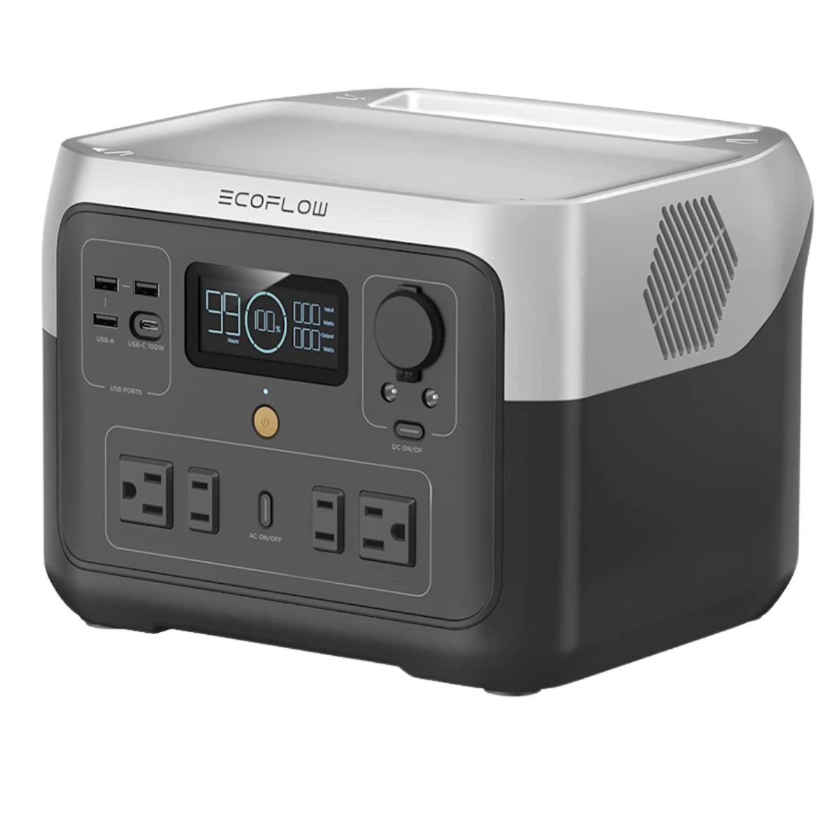 EcoFlow RIVER 2 Max 512Wh 500W Estación de Energía Portátil